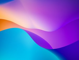 彩色抽象渐变海报